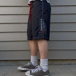 Honolua Surf Co. Black Board Shorts Men's Size 34 Hawaii Surfwear